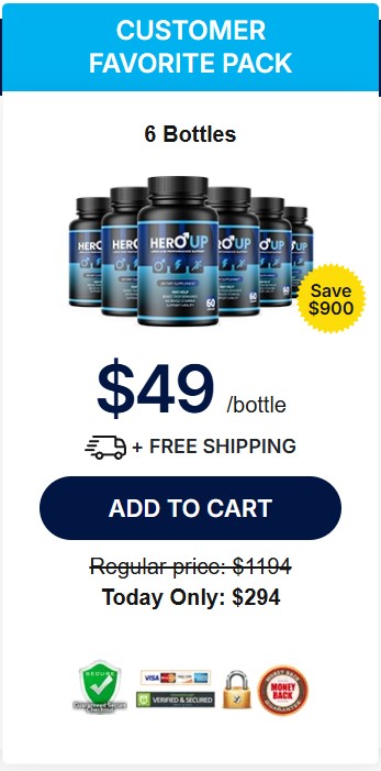HeroUP 6 Bottle Price